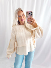 Load image into Gallery viewer, Vanilla Bean Sweater Top
