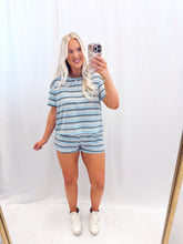 Load image into Gallery viewer, Casually Striped SET BLUE💖 2 smalls &amp; 1 medium left
