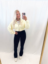 Load image into Gallery viewer, Cropped Comfort Hoodie YELLOW
