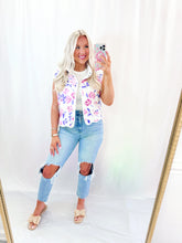 Load image into Gallery viewer, Fun Floral Quilted Puffer Vest💖 2 smalls &amp; 1 medium left
