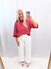 Load image into Gallery viewer, Summer In The USA Top RED
