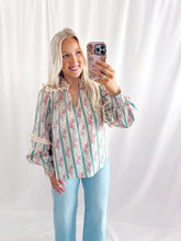 Load image into Gallery viewer, Falling Bows &amp; Petals Blouse

