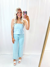 Load image into Gallery viewer, Baby Blues Soft Knit Tube Top
