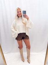 Load image into Gallery viewer, Cabin Weekend Sweater Cream

