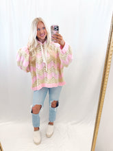 Load image into Gallery viewer, Cuddle Cloud Sweater PINK/TAN
