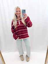 Load image into Gallery viewer, Southern Comfort Sweater Red
