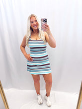 Load image into Gallery viewer, Fall Moves Athletic Romper Dress
