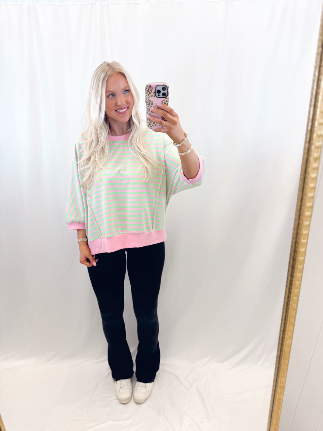 Lush Lines Pullover Top