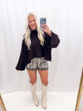 Load image into Gallery viewer, Cabin Weekend Sweater Brown
