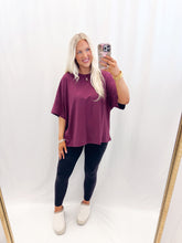 Load image into Gallery viewer, Purely Plum Oversized Tee
