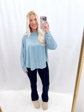 Load image into Gallery viewer, Sweet &amp; Simple Top BLUE
