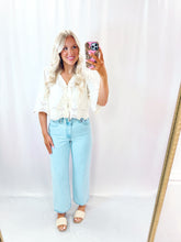 Load image into Gallery viewer, Lace + Bows Blouse
