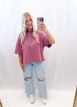 Load image into Gallery viewer, Pastel Tides Top CHOCO/PINK
