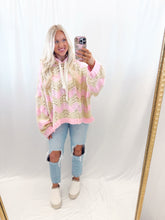 Load image into Gallery viewer, Cuddle Cloud Sweater PINK/TAN
