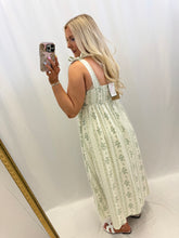 Load image into Gallery viewer, Floral Keepsake Dress SAGE
