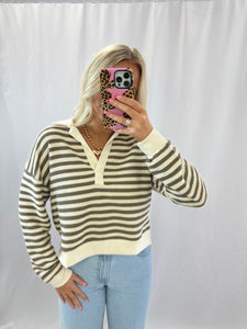 Wearing Stripes Pullover