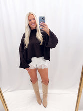 Load image into Gallery viewer, Cabin Weekend Sweater Brown
