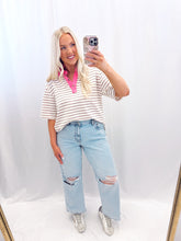 Load image into Gallery viewer, Weekend In Color Top PINK/GREEN💖 1 medium &amp; 1 large left
