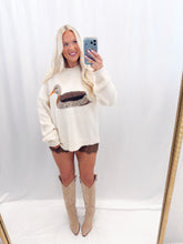 Load image into Gallery viewer, Mallard Morning Sweater Cream
