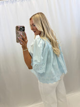 Load image into Gallery viewer, Seabreeze Eyelet Blouse💖 1 large left
