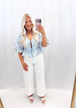 Load image into Gallery viewer, Ocean Blossom Blouse💖 1 small &amp; 1 medium left
