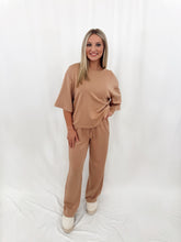 Load image into Gallery viewer, Scuba Soft SET BROWN (top + pants)

