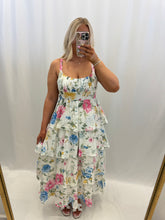 Load image into Gallery viewer, Twirl In Bloom Dress WHITE
