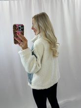 Load image into Gallery viewer, Winter Fleece Denim Jacket
