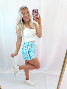 Chinoiserie Bow Shorts💖 1 large & 1 x-large left