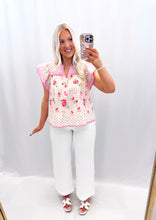 Load image into Gallery viewer, Garden Kiss Blouse PINK💖 2 mediums left
