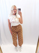 Load image into Gallery viewer, Brown Dot Joggers
