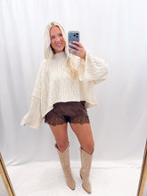 Load image into Gallery viewer, Cabin Weekend Sweater Cream
