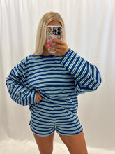 Load image into Gallery viewer, Stripes Ahead Set Blue/Mint

