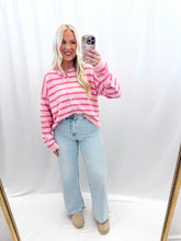 Load image into Gallery viewer, Pink About You Sweater
