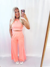 Load image into Gallery viewer, The Everyday Set NEON CORAL (top + pants)💖 RESTOCK!
