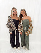 Load image into Gallery viewer, Woodland Whisper Flannel GREEN/BROWN (pictured right)
