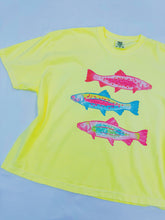 Load image into Gallery viewer, Neon Trout Graphic Tee (CROPPED &amp; FULL LENGTH AVAILABLE)
