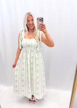 Load image into Gallery viewer, Floral Keepsake Dress SAGE
