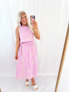 Seaside Pink SET (top + skirt)💖 1 small left