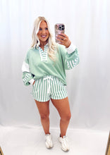 Load image into Gallery viewer, Seaside Stripes SET (pullover + shorts)💖 1 small left

