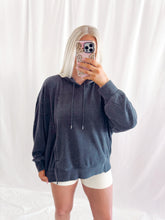 Load image into Gallery viewer, Slouchy Season Hoodie BLACK

