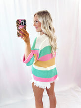 Load image into Gallery viewer, Adorably Striped Knit Top
