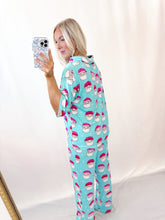 Load image into Gallery viewer, Blue Santa PJ Set (top + pants)💖 1 XL left
