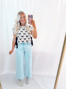 Bows On Bows Knit Top