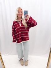Load image into Gallery viewer, Southern Comfort Sweater Red
