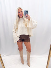 Load image into Gallery viewer, Cabin Weekend Sweater Cream
