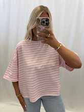 Load image into Gallery viewer, Pastel Tides Top PINK/WHITE💖 2 smalls left
