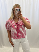 Load image into Gallery viewer, Darling In Pink Blouse
