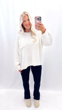Load image into Gallery viewer, Snuggled Up Sweater CREAM
