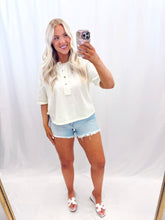 Load image into Gallery viewer, Cabana Striped Top YELLOW
